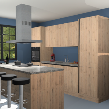 Greeploze Madera natuur keuken Lima 25134
