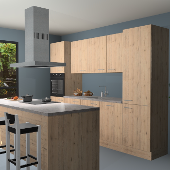 Madera natuur keuken Lima 25136