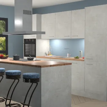 Beton opaal keuken Lima 25159