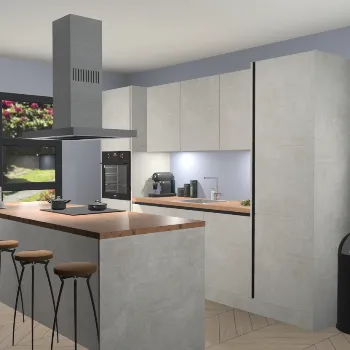 Greeploze beton opaal keuken Lima 25165