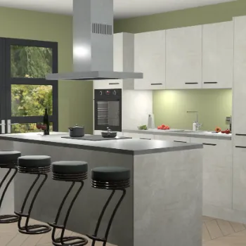 Beton opaal keuken Lima 25174
