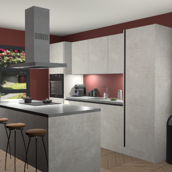 Greeploze beton opaal keuken Lima 25177