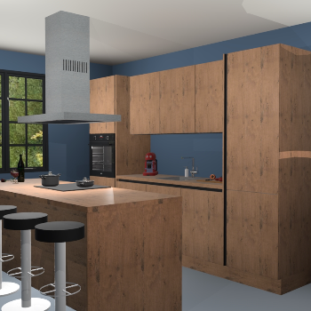 Greeploze Astoria eiken keuken Lima 25171