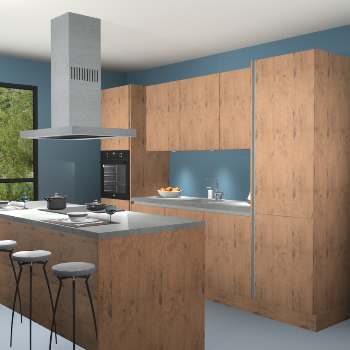 Greeploze Astoria eiken keuken Lima 25186