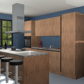 Greeploze Astoria eiken keuken Lima 25193