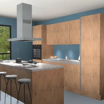 Greeploze Astoria eiken keuken Lima 25217