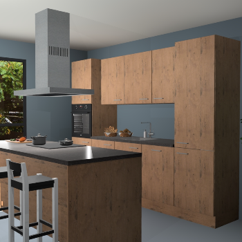 Astoria eiken keuken Lima 25238