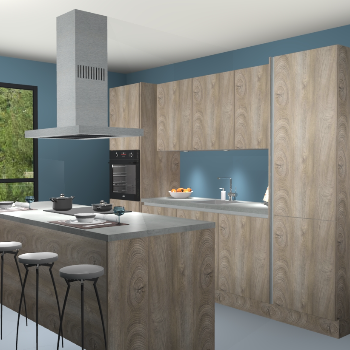 Greeploze Cantaro eiken keuken Lima 25249