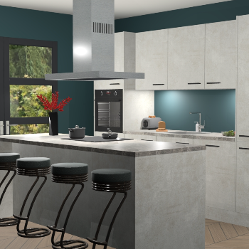 Beton opaal keuken Lima 25233