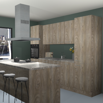Cantaro eiken keuken Lima 25251
