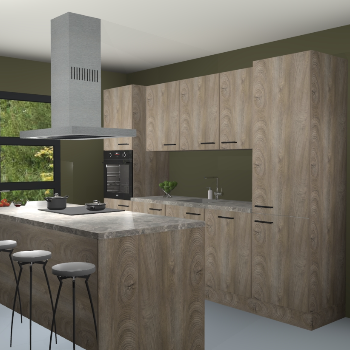 Cantaro eiken keuken Lima 25253