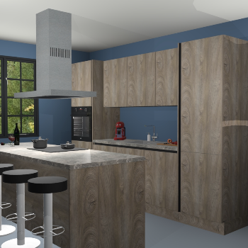 Greeploze Cantaro eiken keuken Lima 25256