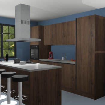 Greeploze Noten keuken Lima 25365