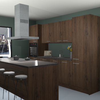 Noten keuken Lima 25407