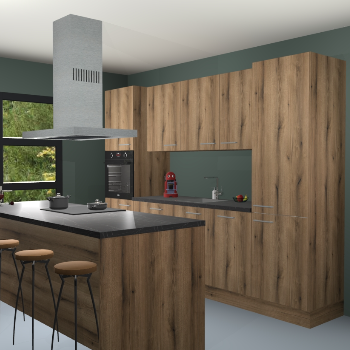 Gouden eiken keuken Lima 25527
