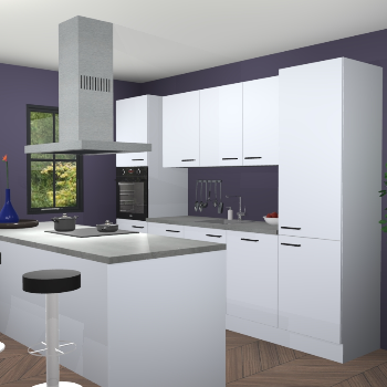 Sneeuwwitte keuken Lima 25588