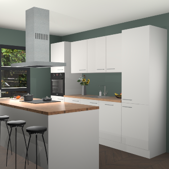 Zijdegrijze keuken Lima 25645
