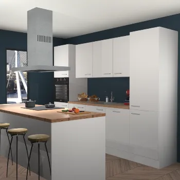Zijdegrijze keuken Lima 25646