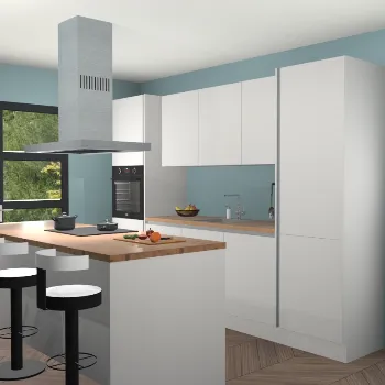 Greeploze Zijdegrijze keuken Lima 25649