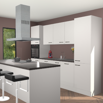 Zijdegrijze keuken Lima 25678