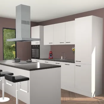 Zijdegrijze keuken Lima 25678