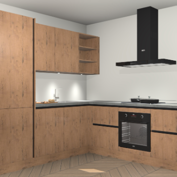Astoria Eiken greeploze keuken Turek 50180