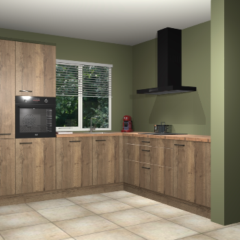 Chocolade eiken keuken India 42295