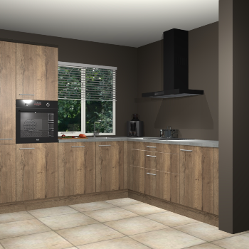 Chocolade eiken keuken India 42303