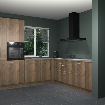 Chocolade eiken keuken India 42304