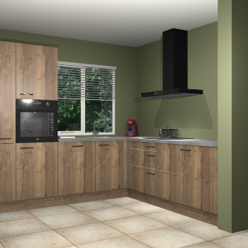 Chocolade eiken keuken India 42307