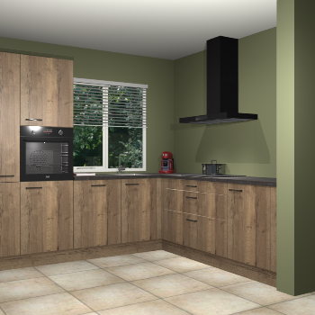 Chocolade eiken keuken India 42313