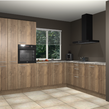 Chocolade eiken keuken India 42315