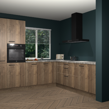 Chocolade eiken keuken India 42318