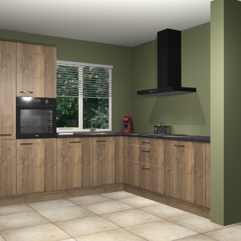 Chocolade eiken keuken India 42331