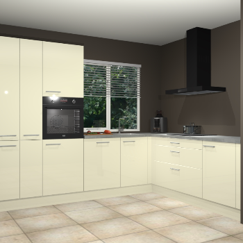 Magnolia hoogglans keuken India 42457