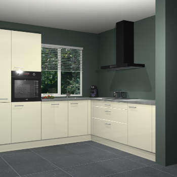 Magnolia hoogglans keuken India 42462