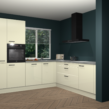 Magnolia hoogglans keuken India 42464