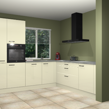 Magnolia hoogglans keuken India 42465