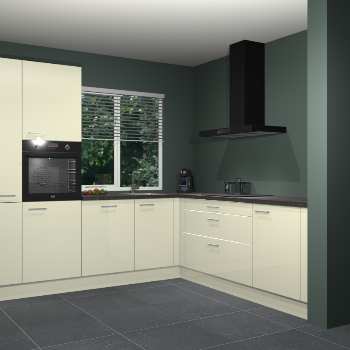 Magnolia hoogglans keuken India 42468