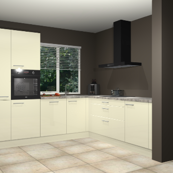 Magnolia hoogglans keuken India 42473