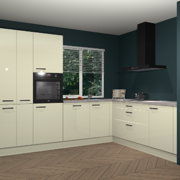 Magnolia hoogglans keuken India 42482