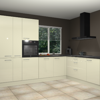 Magnolia hoogglans keuken India 42485