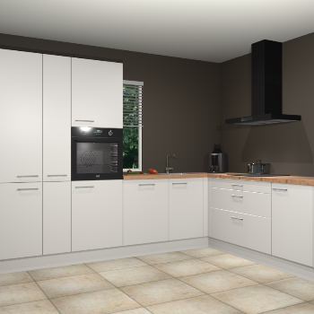 Zijdegrijze keuken India 51093