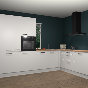 Zijdegrijze keuken India 51096