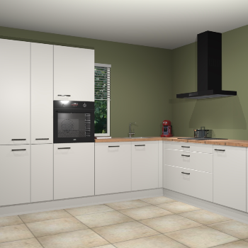 Zijdegrijze keuken India 51097