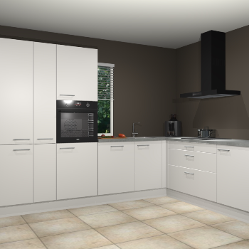 Zijdegrijze keuken India 51160