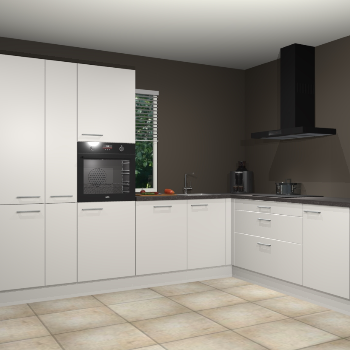 Zijdegrijze keuken India 51166