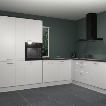 Zijdegrijze keuken India 51167