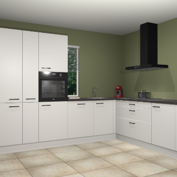 Zijdegrijze keuken India 51170