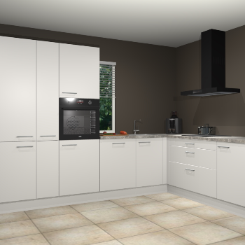 Zijdegrijze keuken India 51172